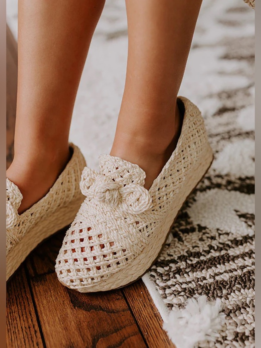Coconuts by Matisse Natural Beige Woven Espadrille Loafer